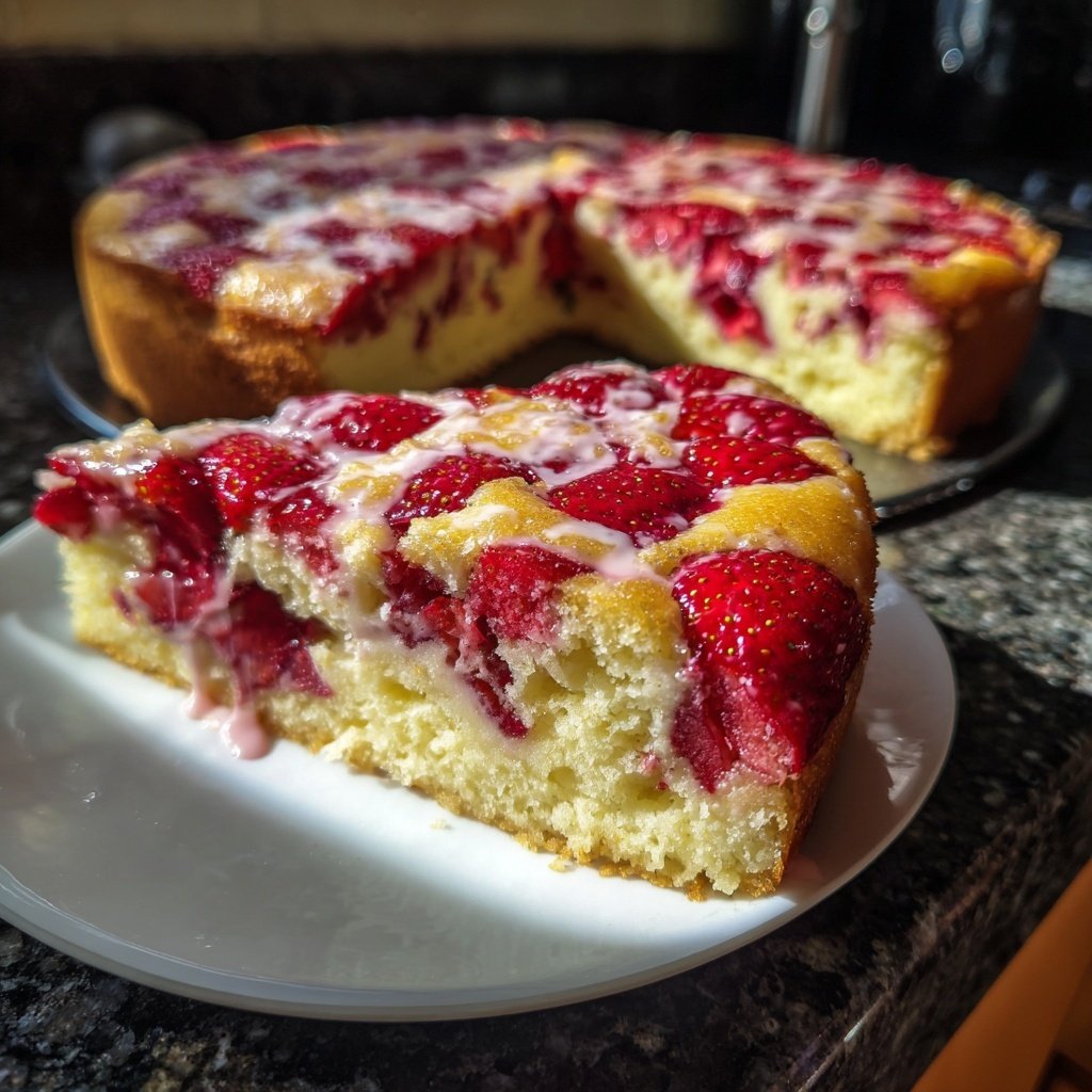 Erdbeerkuchen Vom Blech