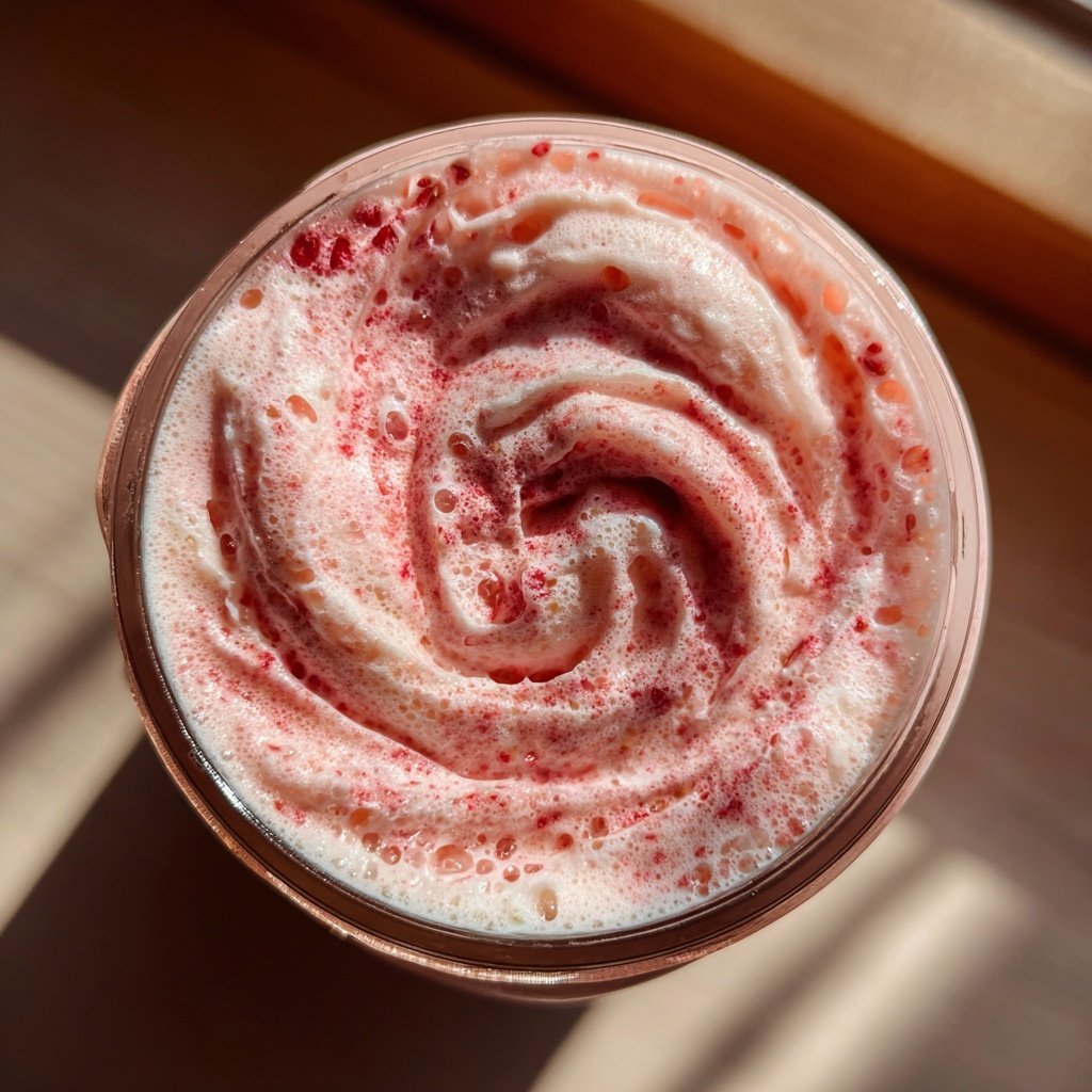 Erdbeer Milchshake Selbstgemacht