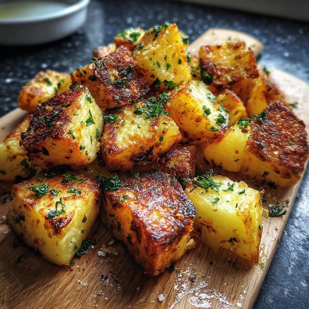 Ofen Kartoffel Würfel Mit Kräutern