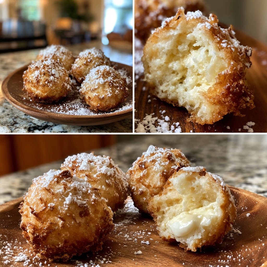 Quarkbällchen mit Zimt