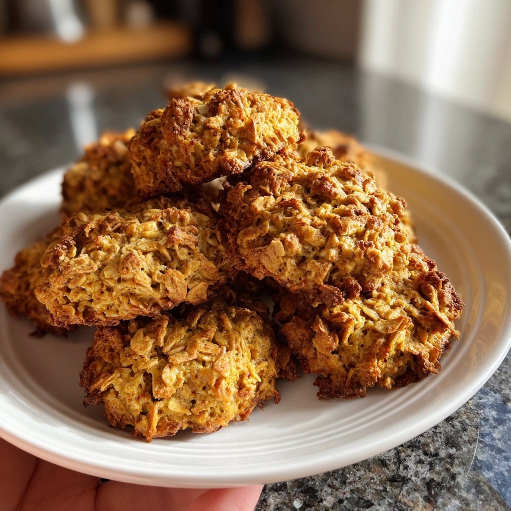 Cookies mit Haferflocken und Banane