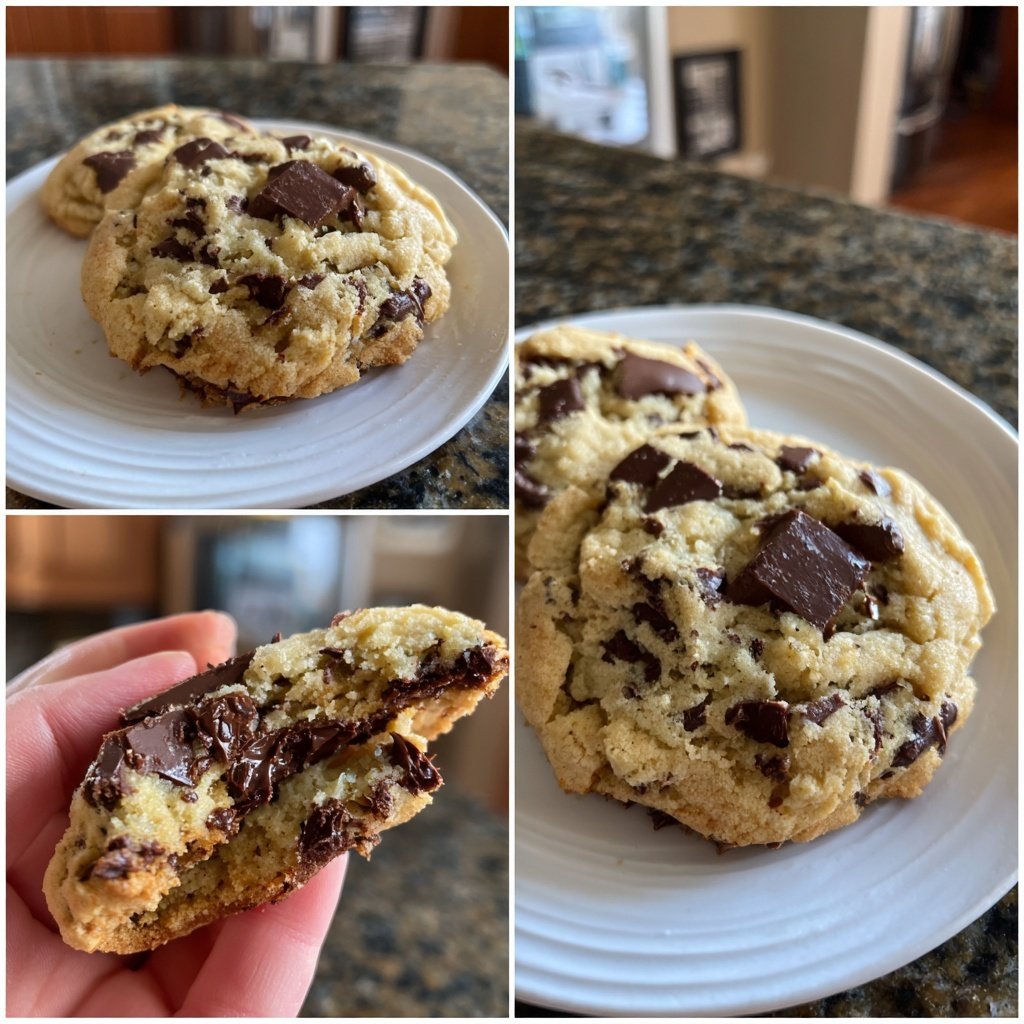 Cookies mit dunkler Schokolade