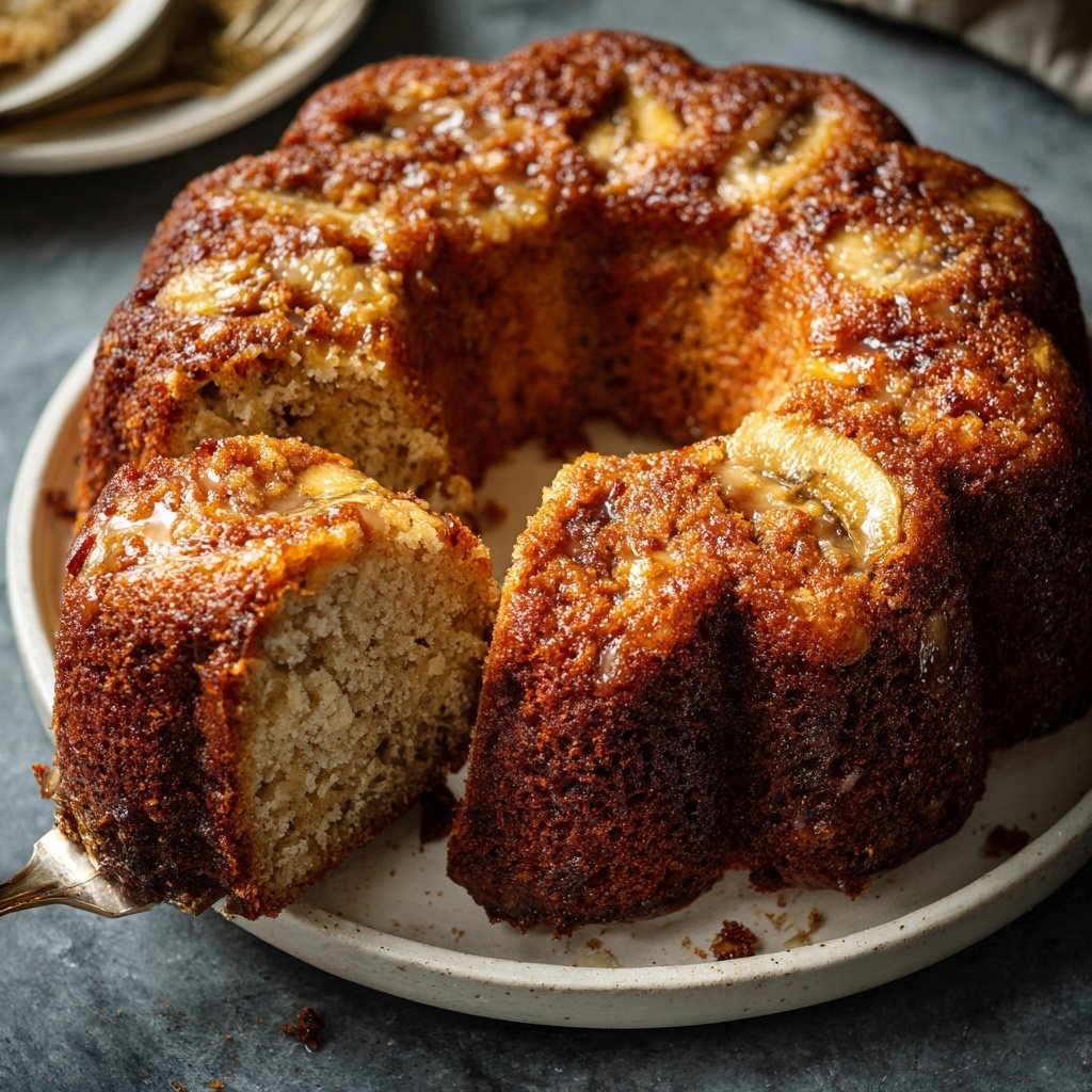 Bananenkuchen mit Öl