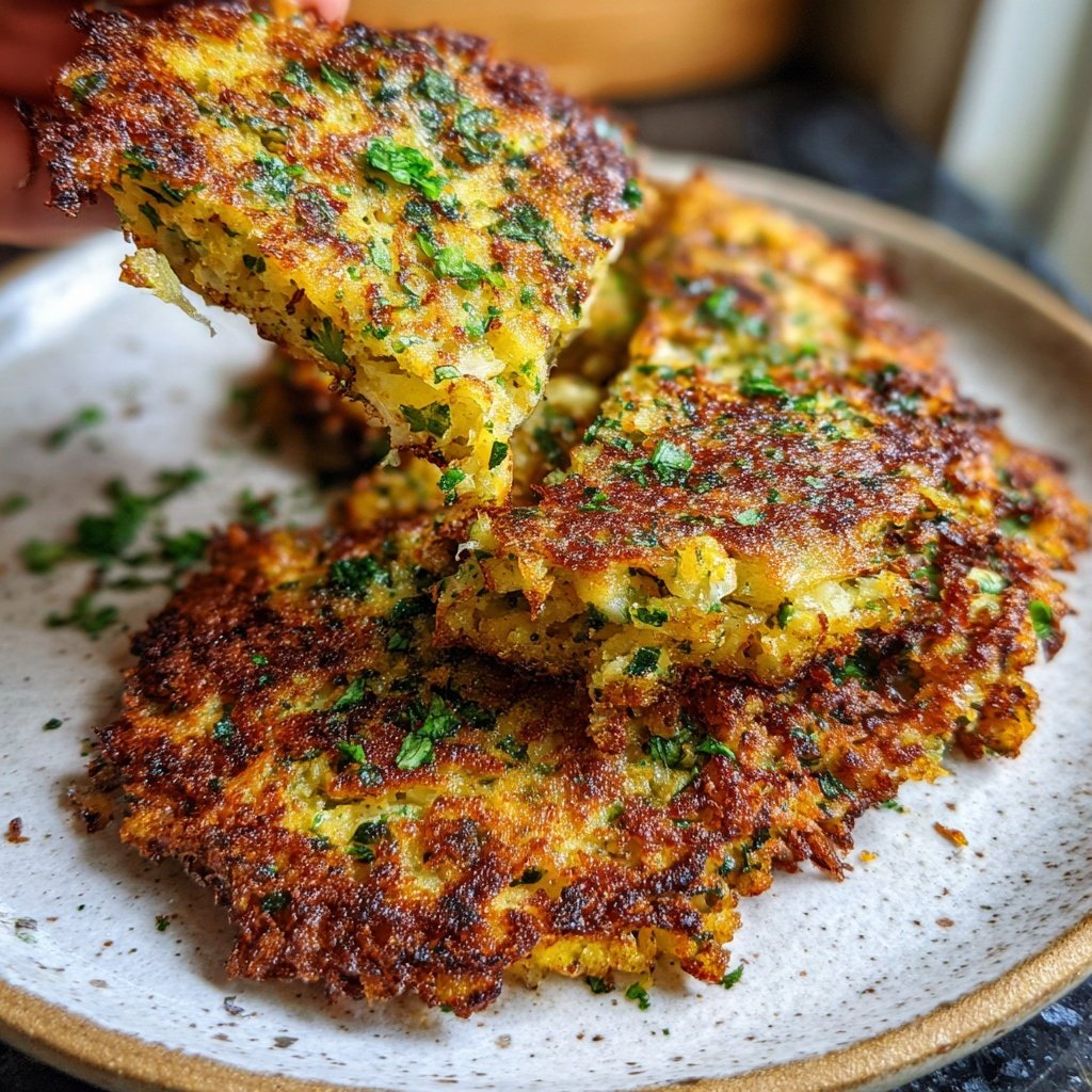 Blumenkohl Rösti Knusprig
