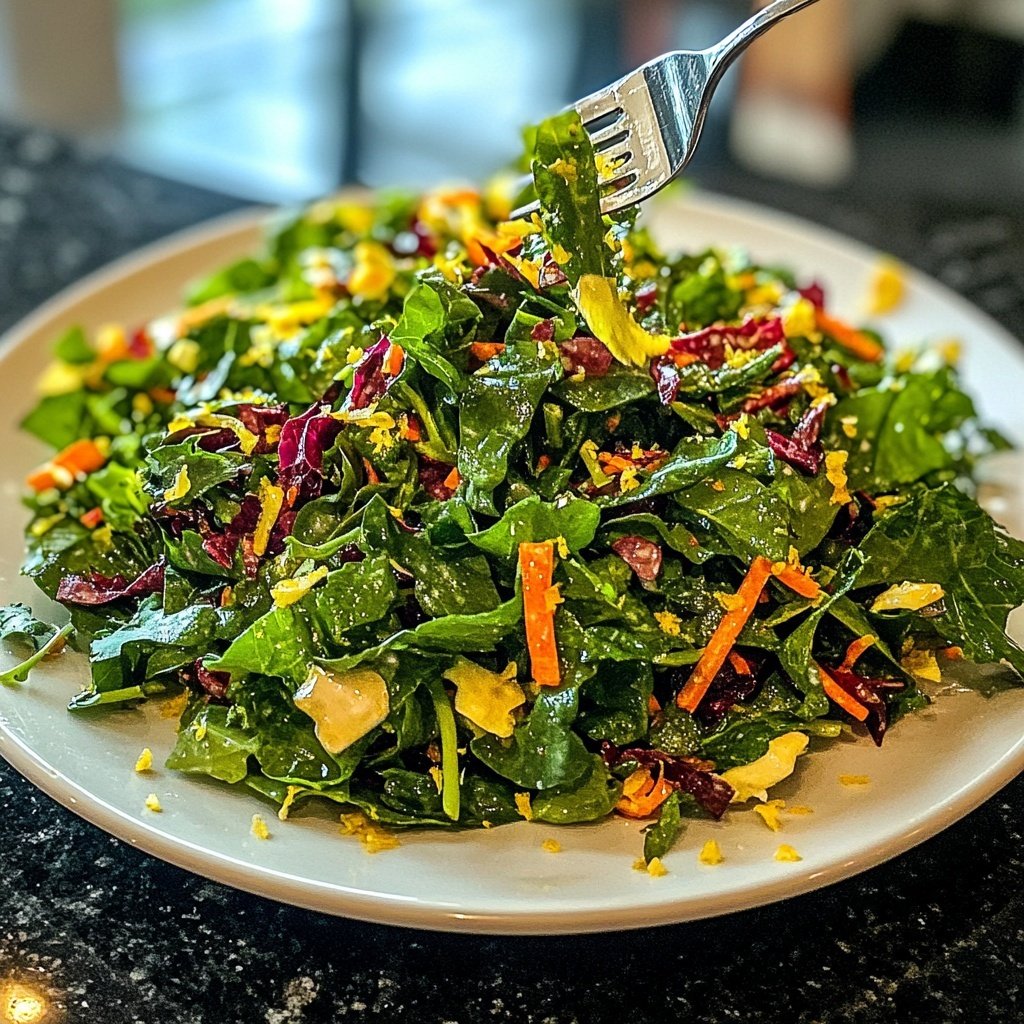 Vegetarischer Grünkohl-Salat