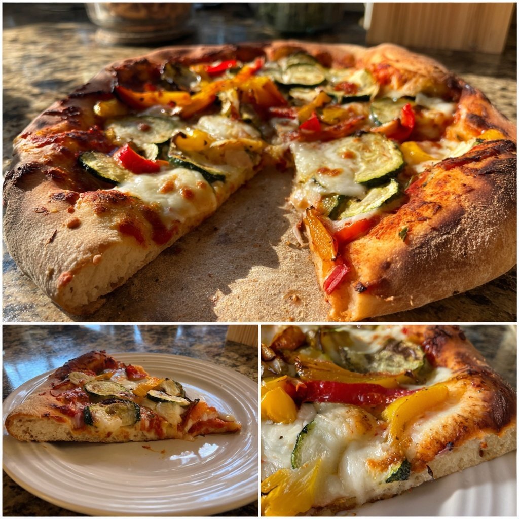 Pizza mit Grillgemüse