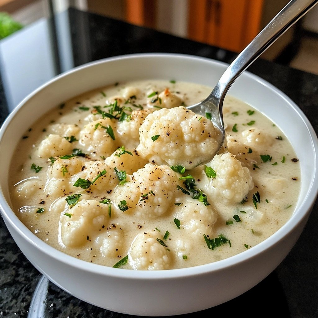Blumenkohlsuppe einfach gekocht