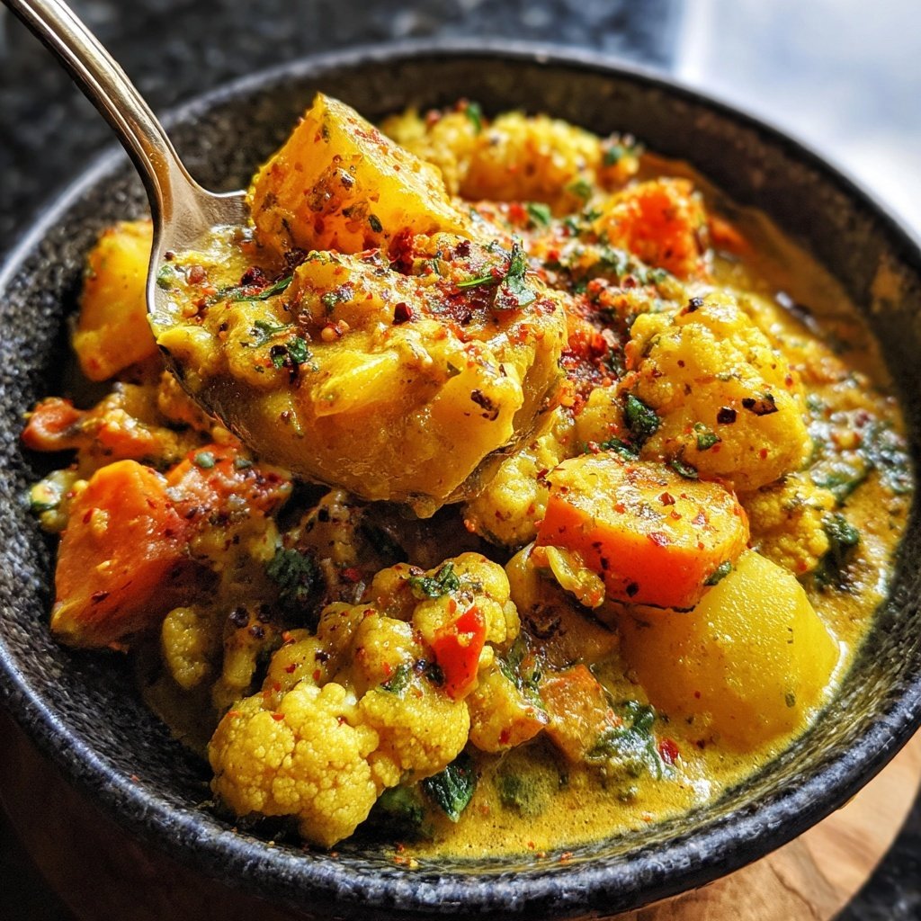 Kartoffel Blumenkohl Curry Mild