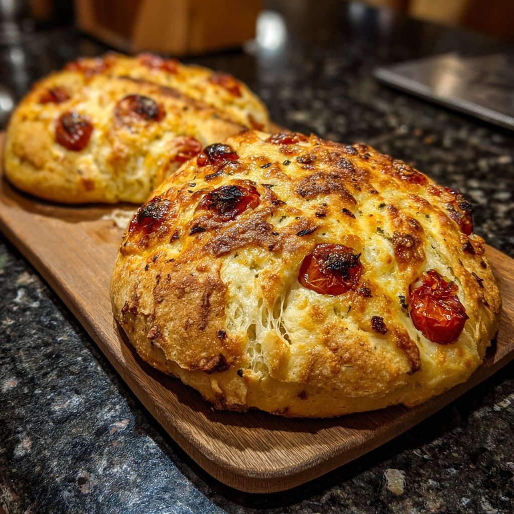 Zupfbrot Mit Tomaten Und Käse