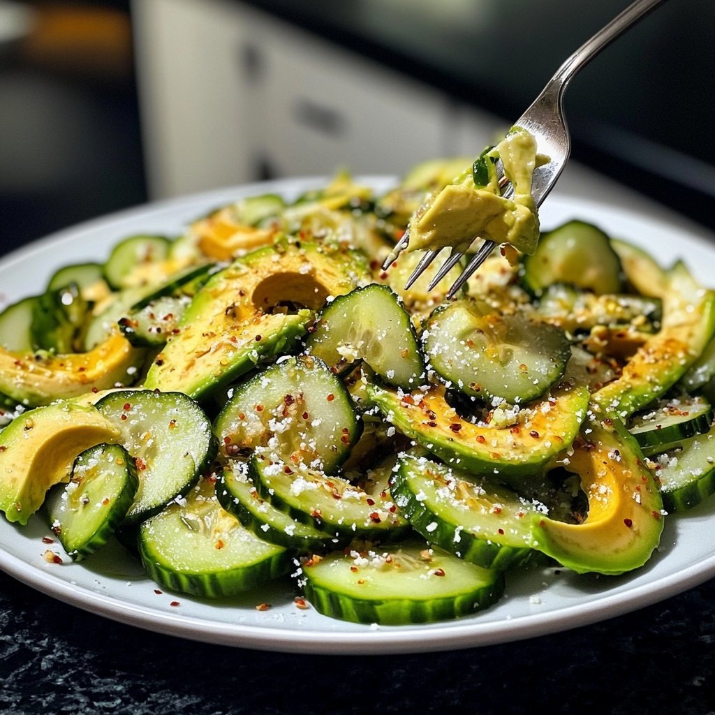 Avocado-Gurken-Salat – Schnell und gesund