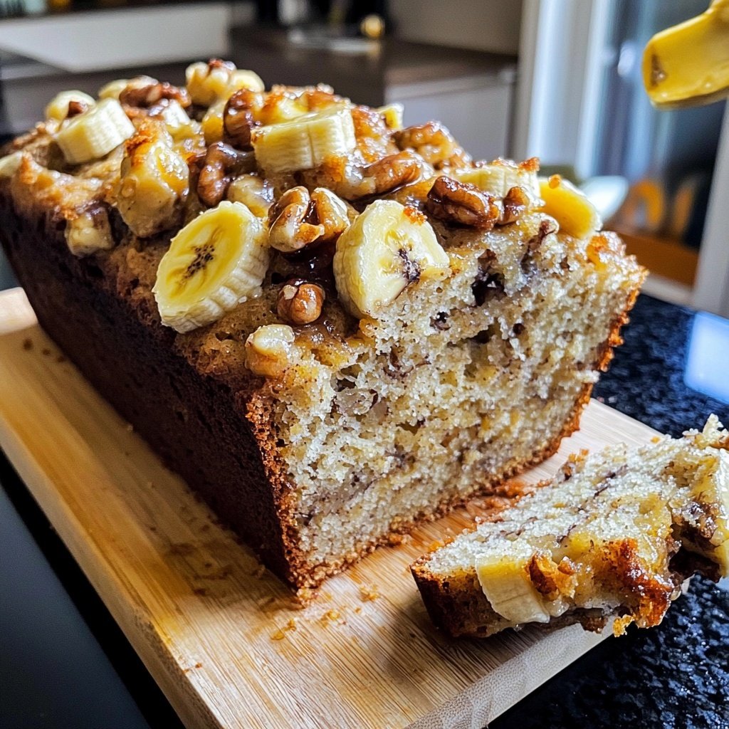 Einfaches Bananenbrot