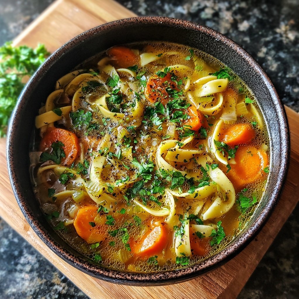 Nudelsuppe nach bestem Rezept