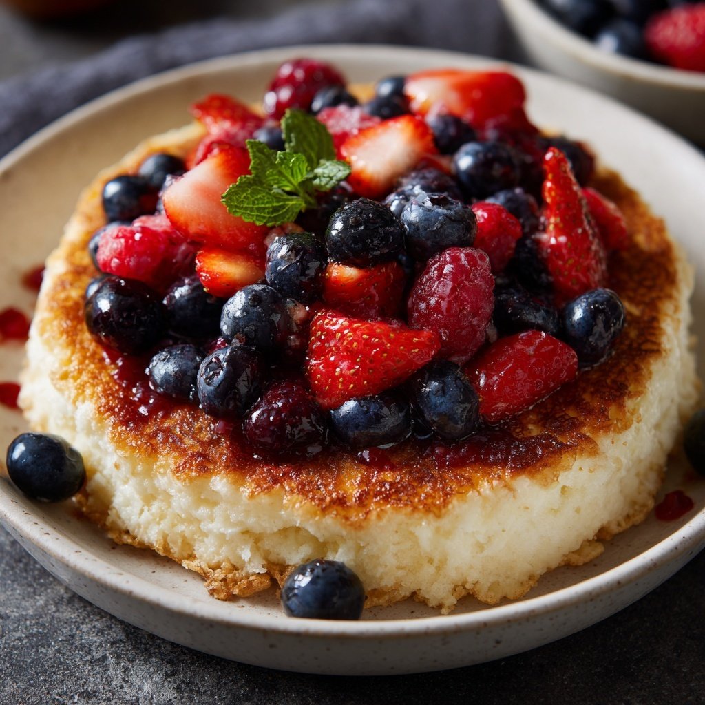 Pfannkuchen mit Beerenmix