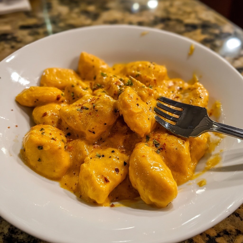 Gnocchi mit Kürbiscreme