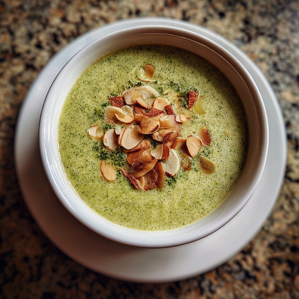 Brokkoli Mandel Suppe