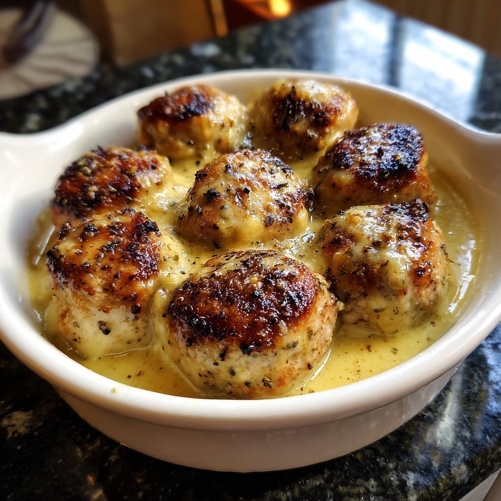 Kalbsmedaillons mit Zitronen-Parmesan-Sauce